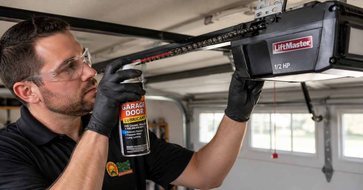 What Garage Door Opener Lubrication Should and Should Not Be Used On